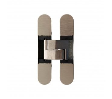 AGB Eclipse Fire Rated Adjustable Concealed Hinge - Satin Nickel