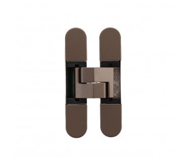 AGB Eclipse Heavy Duty Adjustable Concealed Hinge 80KG Capacity - Matt Bronze