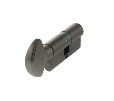 AGB Euro Profile 5 Pin Cylinder & Turn - Black Nickel
