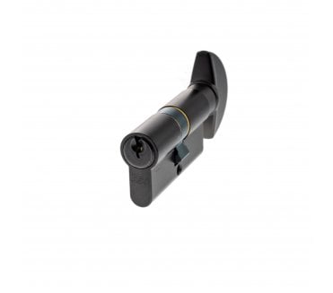 AGB Euro Profile 5 Pin Cylinder & Turn - Matt Black