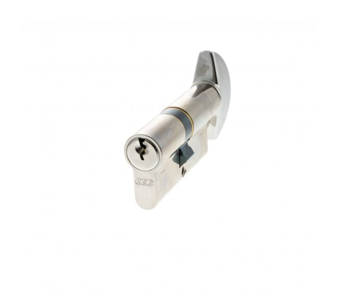 AGB Euro Profile 5 Pin Cylinder & Turn - Polished Chrome