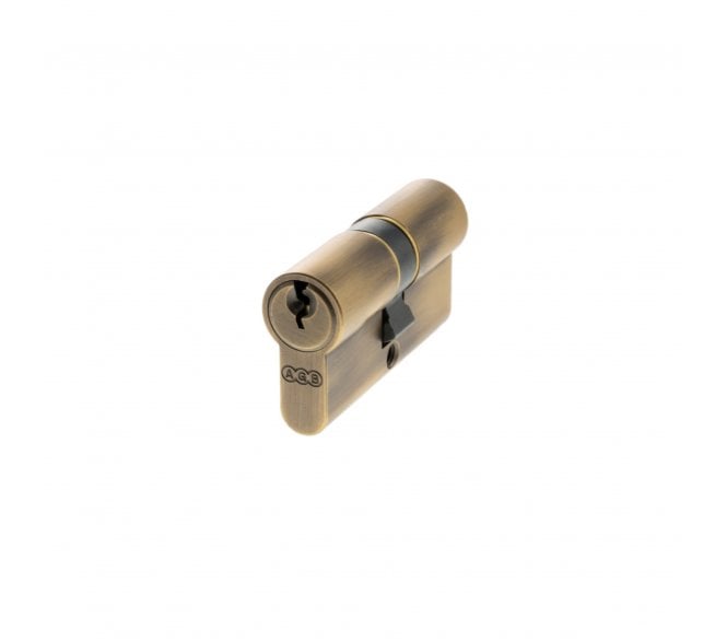 AGB Euro Profile 5 Pin Double Cylinder - Matt Antique Brass
