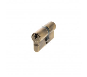 AGB Euro Profile 5 Pin Double Cylinder - Matt Antique Brass