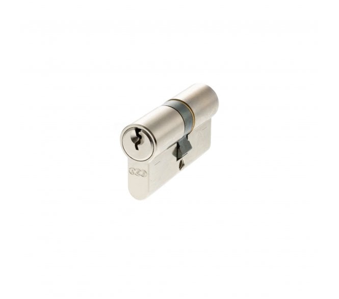 AGB Euro Profile 5 Pin Double Cylinder - Polished Nickel