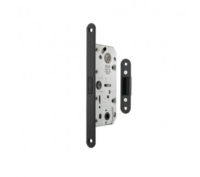 AGB Polaris 2XT Magnetic Bathroom Lock - 60mm - Matt Black