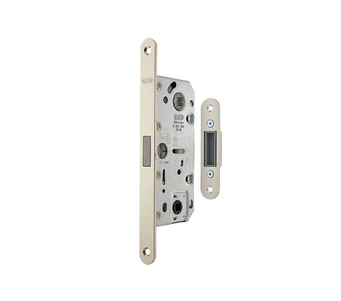 AGB Polaris 2XT Magnetic Bathroom Lock - 60mm - Polished Chrome