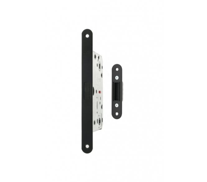 AGB Polaris 2XT Magnetic Bathroom Lock - 86mm - Matt Black