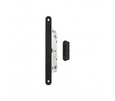 AGB Polaris 2XT Magnetic Bathroom Lock For Aluminium Doors - Matt Black