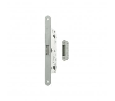 AGB Polaris 2XT Magnetic Bathroom Lock For Aluminium Doors - Satin Chrome