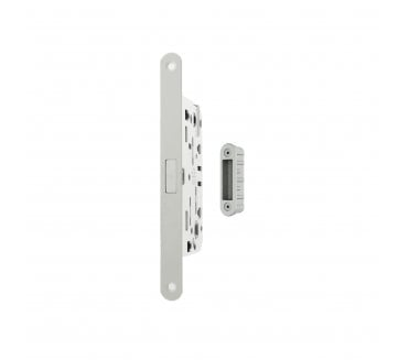 AGB Polaris 2XT Magnetic Bathroom Lock For Aluminium Doors - White