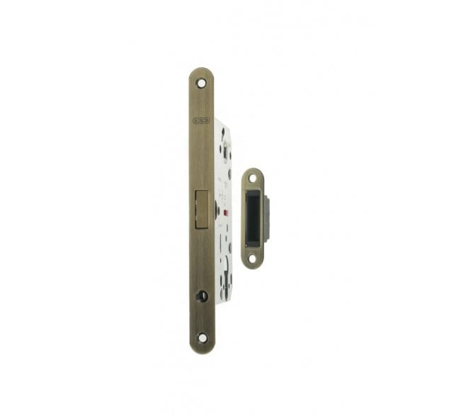 AGB Polaris 2XT Magnetic Euro Profile Sashlock - 60mm - Antique Brass