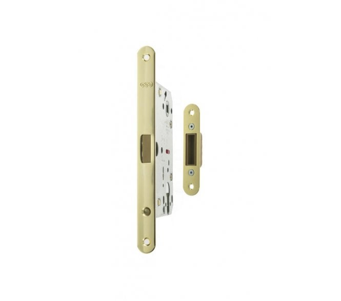 AGB Polaris 2XT Magnetic Euro Profile Sashlock - 86mm - Polished Brass