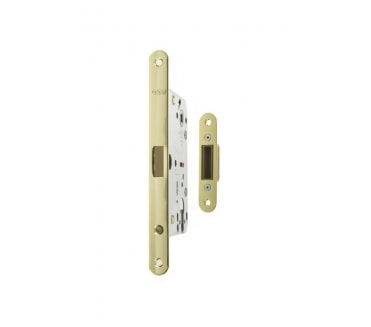 AGB Polaris 2XT Magnetic Euro Profile Sashlock - 86mm - Polished Brass