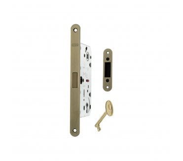 AGB Polaris 2XT Magnetic Standard Keyhole Sashlock - Antique Brass