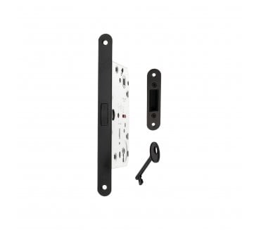 AGB Polaris 2XT Magnetic Standard Keyhole Sashlock For Aluminium Doors - Matt Black