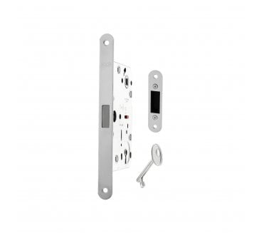 AGB Polaris 2XT Magnetic Standard Keyhole Sashlock - White