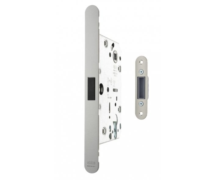 AGB Revolution XT Magnetic Euro Profile Sashlock - 86mm - Satin Chrome