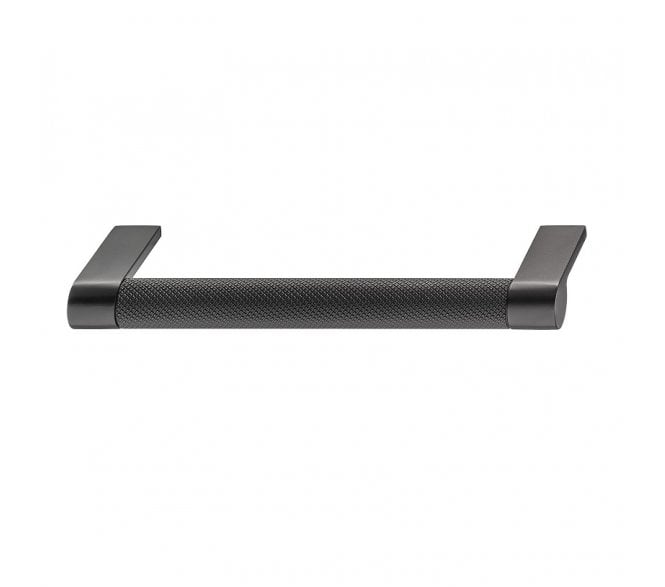Amberley Knurled Bar Cabinet Handle 160mm  - Matt Black