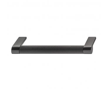 Amberley Knurled Bar Cabinet Handle 160mm  - Matt Black