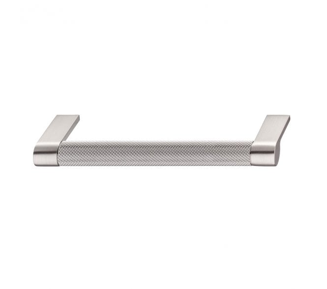 Amberley Knurled Bar Cabinet Handle 160mm  - Stainless Effect