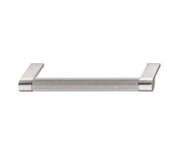 Amberley Knurled Bar Cabinet Handle 160mm  - Stainless Effect
