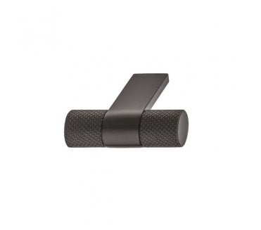 Amberley Knurled T-Bar Cabinet Knob 44mm  - Matt Black