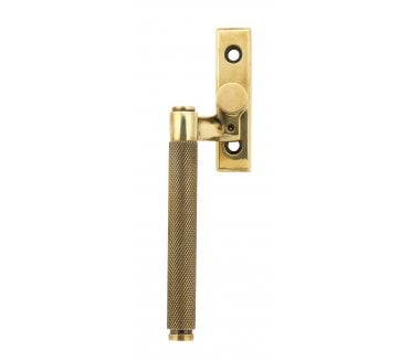 Anvil 45503 Brompton Knurled Locking Espag Window Fastener (Left Hand) - Aged Brass