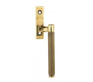 Anvil 45504 Brompton Knurled Locking Espag Window Fastener (Right Hand) - Aged Brass