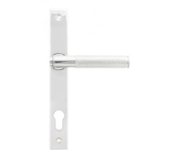 Anvil 45525 Brompton Knurled Slimline Multipoint Sprung Lock Set - Polished Chrome