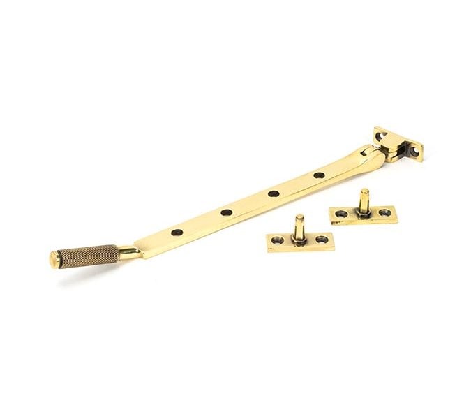 Anvil 46174 Brompton Knurled Casement Window Stay 254mm - Aged Brass