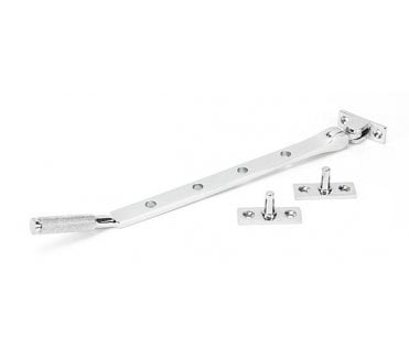 Anvil 46177 Brompton Knurled Casement Window Stay 254mm - Polished Chrome