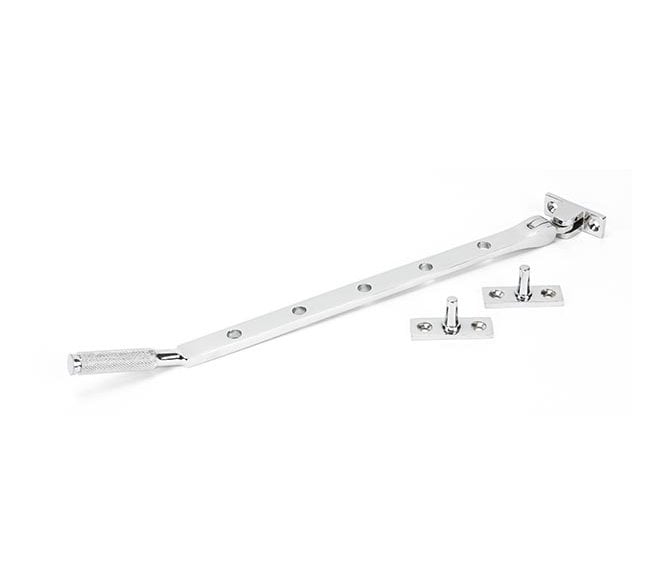 Anvil 46178 Brompton Knurled Casement Window Stay 305mm - Polished Chrome
