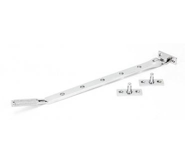 Anvil 46178 Brompton Knurled Casement Window Stay 305mm - Polished Chrome