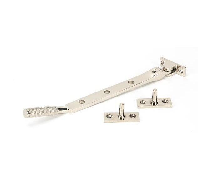 Anvil 46179 Brompton Knurled Casement Window Stay 202mm - Polished Nickel