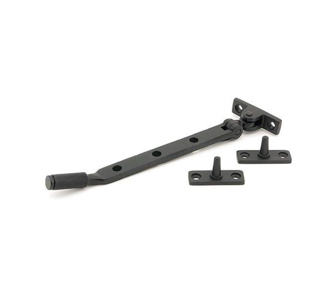Anvil 46185 Brompton Knurled Casement Window Stay 202mm - Matt Black