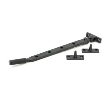 Anvil 46186 Brompton Knurled Casement Window Stay 254mm - Matt Black