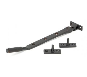 Anvil 46191 Brompton Knurled Casement Window Stay 202mm - Aged Bronze