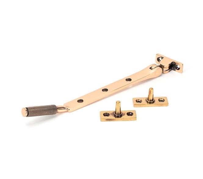 Anvil 46194 Brompton Knurled Casement Window Stay 202mm - Polished Bronze