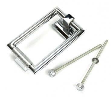 Anvil 46645 Brompton Knurled Door Knocker - Polished Chrome