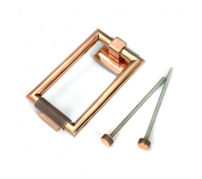 Anvil 46648 Brompton Knurled Door Knocker - Polished Bronze