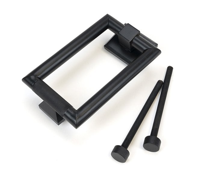 Anvil 46650 Brompton Knurled Door Knocker - Matt Black