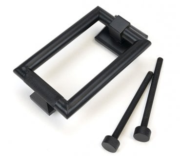 Anvil 46650 Brompton Knurled Door Knocker - Matt Black