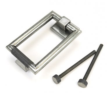 Anvil 46651 Brompton Knurled Door Knocker - Pewter