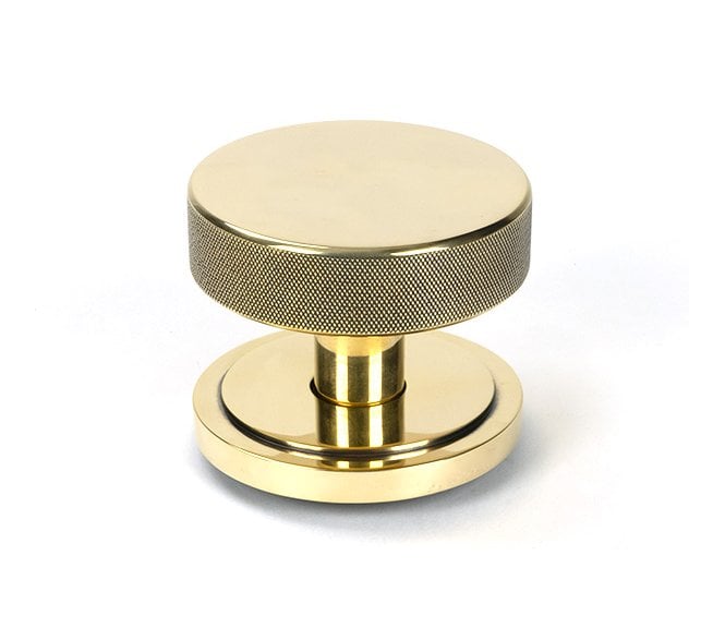 Anvil 46735 Brompton Knurled Centre Door Knob (Art Deco) - Aged Brass