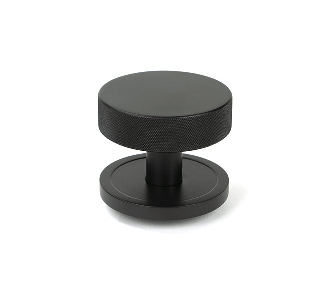 Anvil 46746 Brompton Knurled Centre Door Knob (Plain Rose) - Aged Bronze