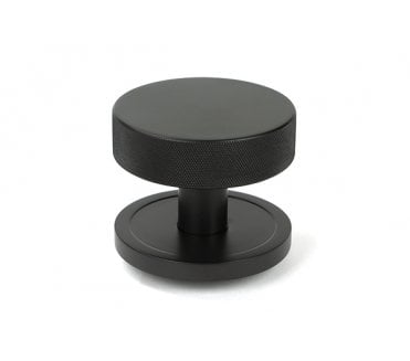 Anvil 46746 Brompton Knurled Centre Door Knob (Plain Rose) - Aged Bronze