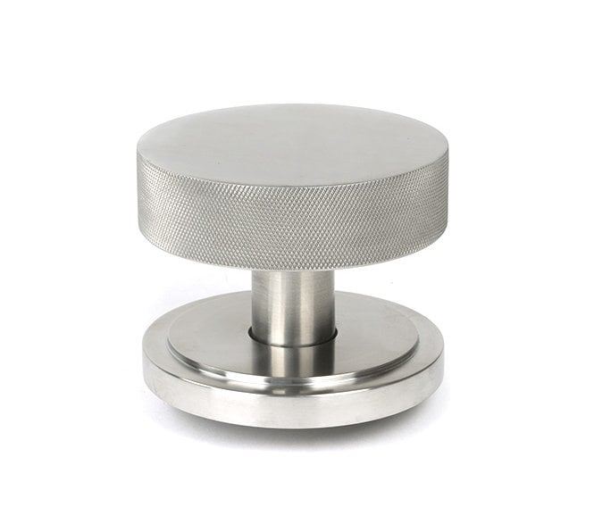 Anvil 46771 Brompton Knurled Grade 316 Knurled Centre Door Knob (Art Deco) - Satin Stainless Steel