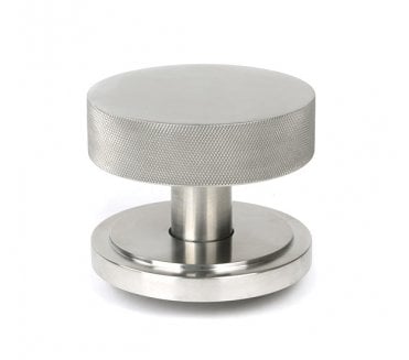 Anvil 46771 Brompton Knurled Grade 316 Knurled Centre Door Knob (Art Deco) - Satin Stainless Steel
