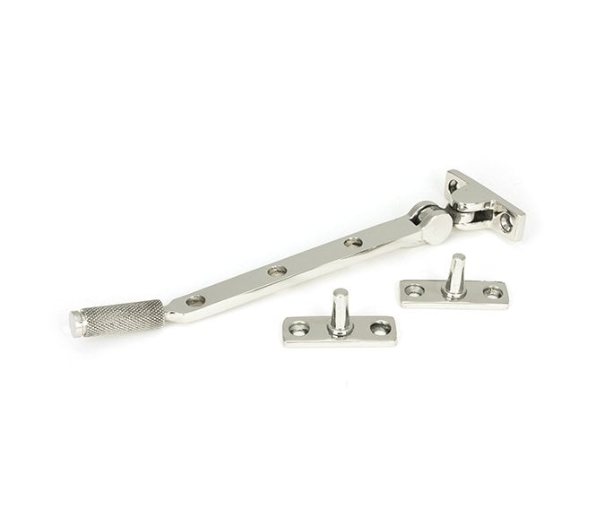 Anvil 49940 Brompton Knurled Grade 316 Casement Window Stays - Polished Stainless Steel
