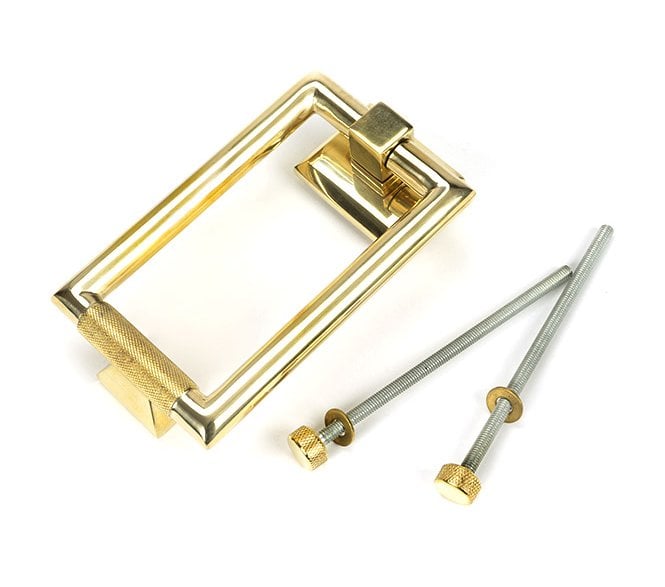 Anvil 50820 Brompton Knurled Door Knocker - Polished Brass
